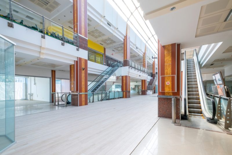 Interior,Shot,Of,Hollow,Mall,And,Shops