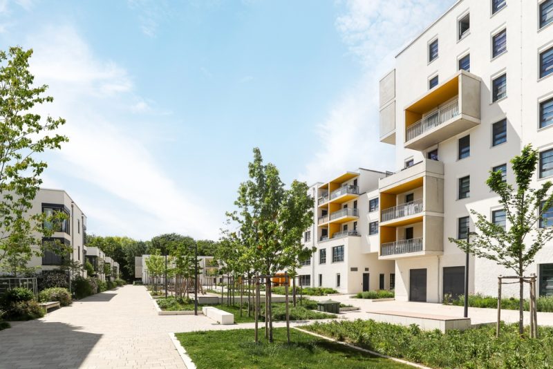 Residential,Area,With,Ecological,And,Sustainable,Green,Residential,Buildings,,Low energy