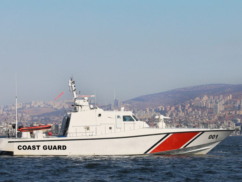 Coast,Guard,Boat,Patrolling,On,The,Sea