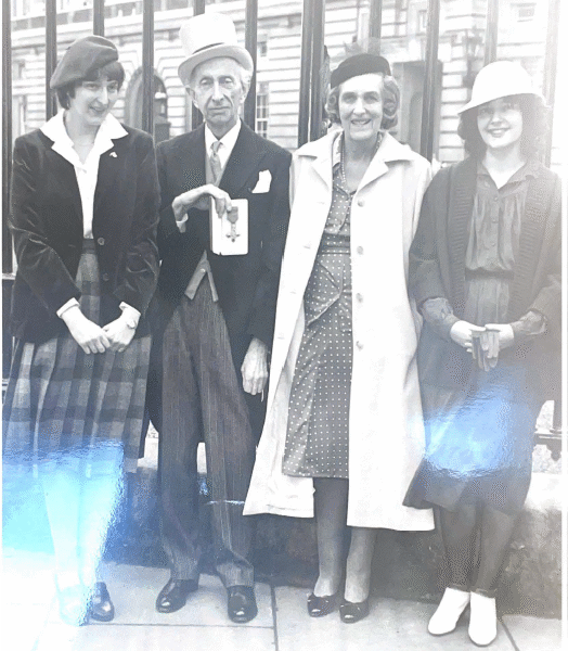 P0001 Alexander Poliakoff Gets his OBE 1982